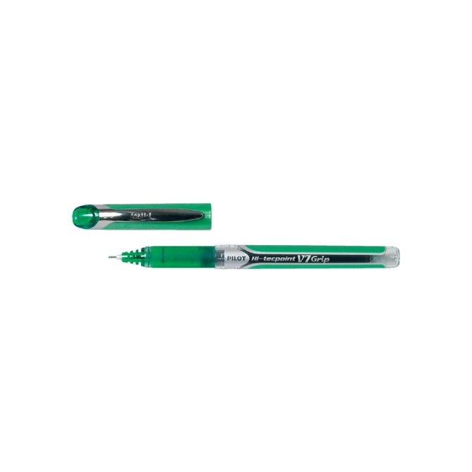 Rollerpen PILOT Hi-Tecpoint Grip V7 medium groen