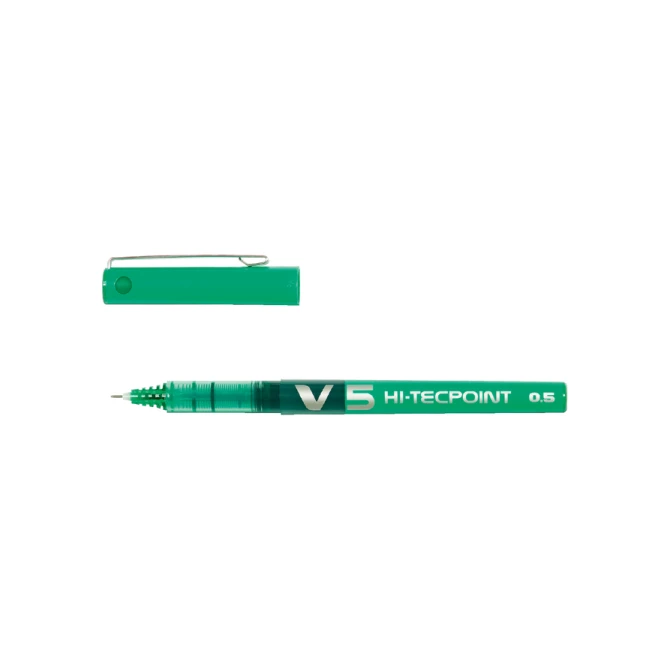 Rollerpen PILOT Hi-Tecpoint V5 fijn groen