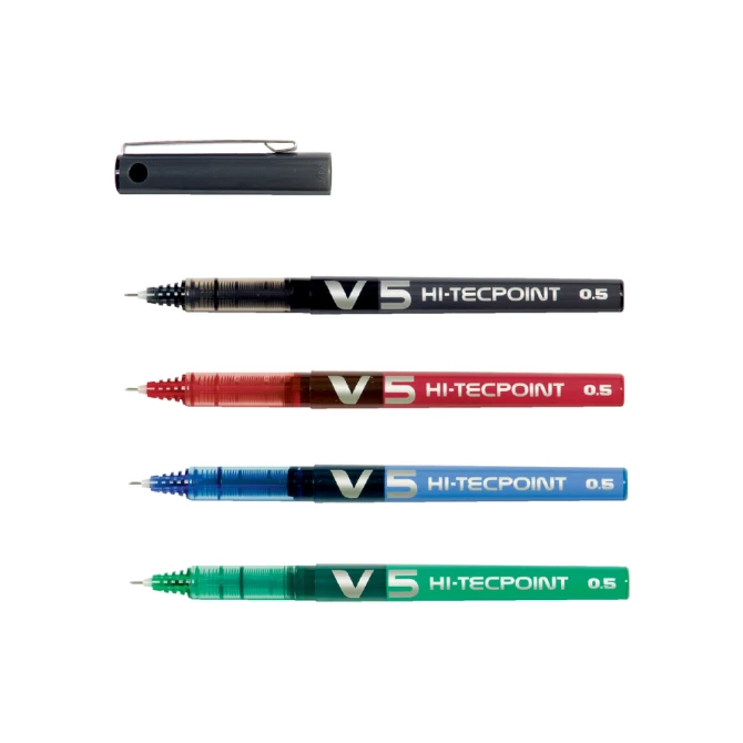 Rollerpen PILOT Hi-Tecpoint V5 fijn zwart