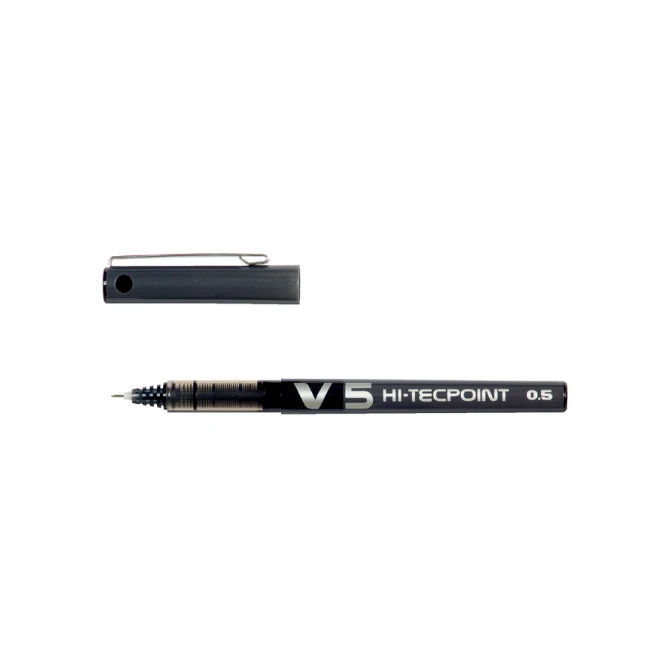 Rollerpen PILOT Hi-Tecpoint V5 fijn zwart