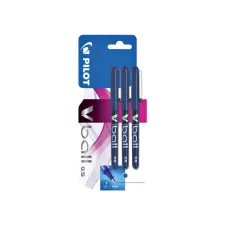 Rollerpen PILOT V-Ball 05 fijn blauw blister à 3 stuks Rollerpen PILOT V-Ball 05 fijn blauw blister à 3 stuks