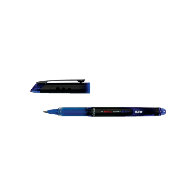 Rollerpen PILOT V-Ball grip breed blauw