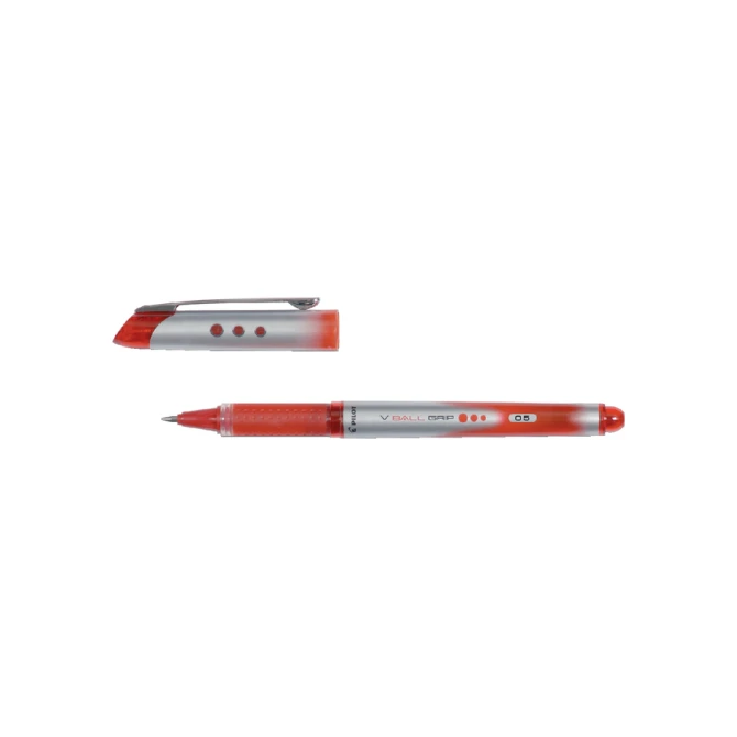 Rollerpen PILOT V-Ball Grip fijn rood