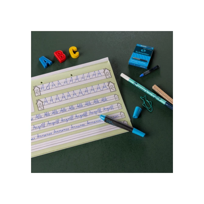 Rollerpen Schneider Breeze medium zwart/blauw