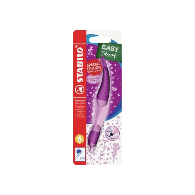 Rollerpen STABILO Easyoriginal linkshandig 3D DreamWorld medium roze