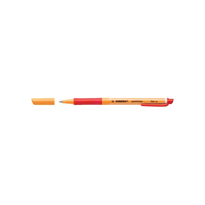 Rollerpen STABILO PointVisco 1099/40 fijn rood