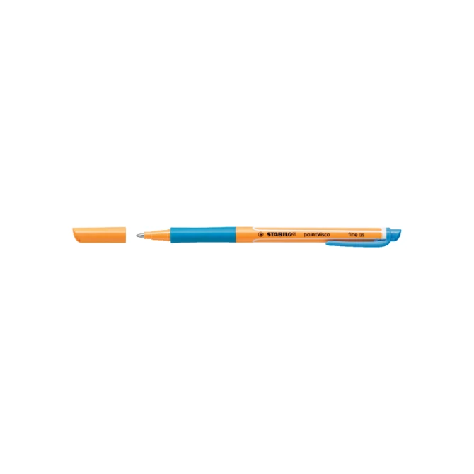 Rollerpen STABILO PointVisco 1099/51 fijn azuurblauw
