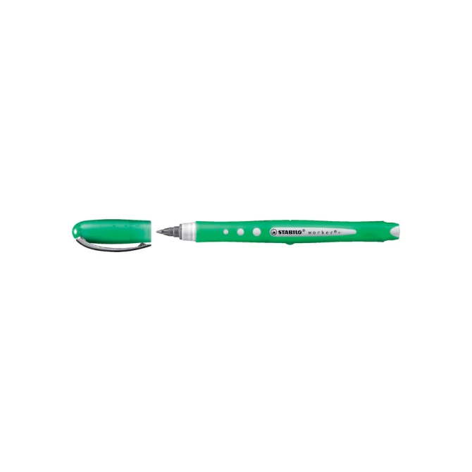 Rollerpen STABILO worker colorful 2019/36 medium groen