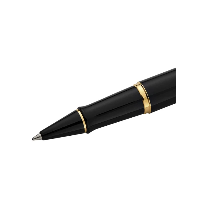 Rollerpen Waterman Expert black lacquer GT fijn