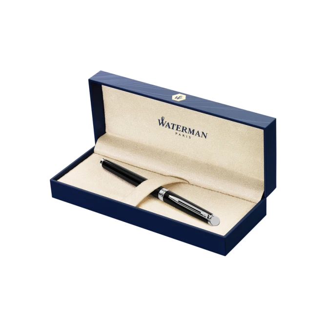 Rollerpen Waterman Hémisphère black lacquer CT fijn
