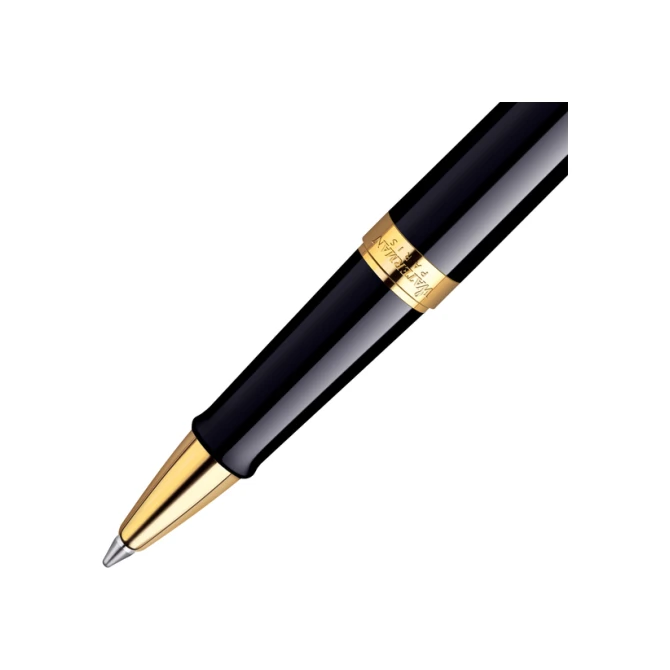 Rollerpen Waterman Hémisphère black lacquer GT fijn