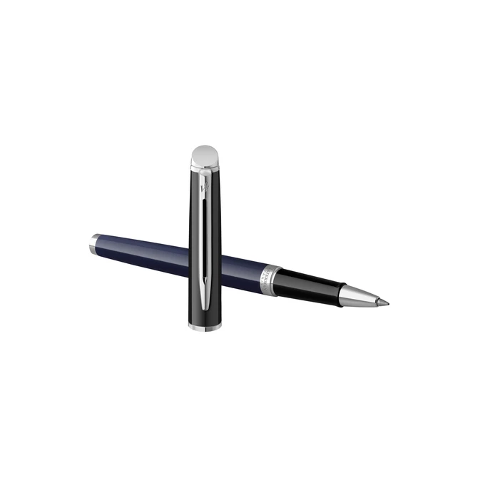 Rollerpen Waterman Hémisphère Colour Blocking black en blue CT fijn