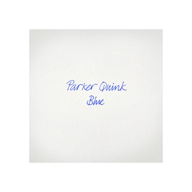 Rollerpenvulling Parker Quink medium blauw blister à 2 stuks