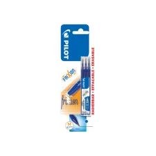 Rollerpenvulling PILOT friXion medium blauw blister à 3 stuks