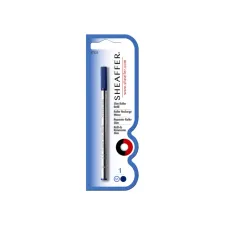 Rollerpenvulling Sheaffer slim medium blauw blister à 1 stuk