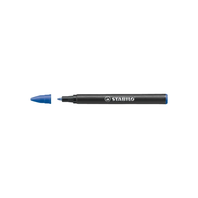 Rollerpenvulling STABILO Easyoriginal fijn blauw doosje à 20 stuks