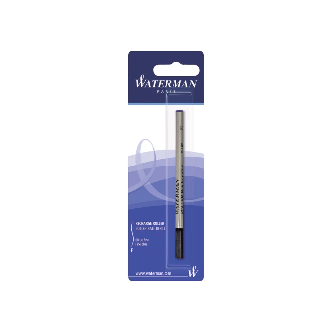 Rollerpenvulling Waterman fijn blauw blister à 1 stuk