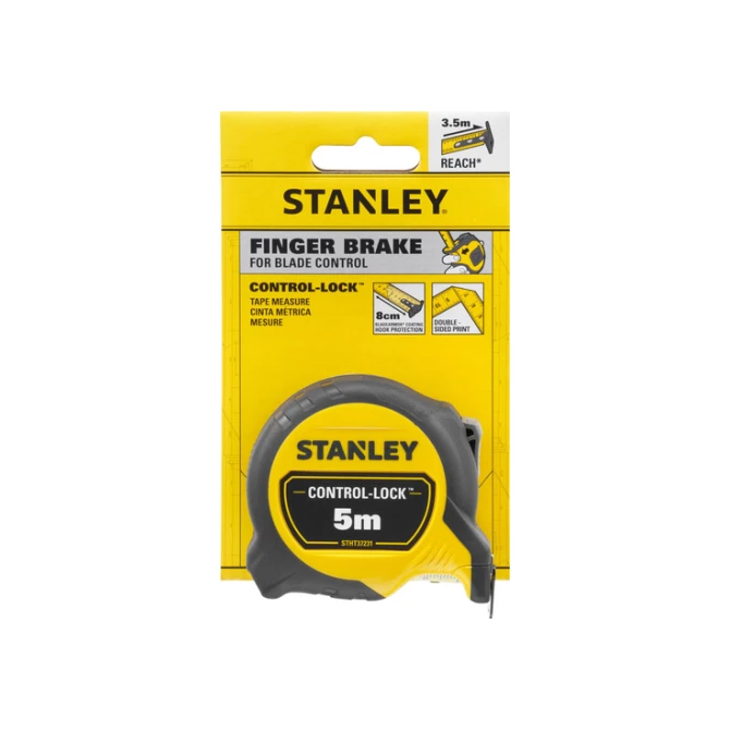 Rolmaat Stanley Control-Lock 5 meter 25mm