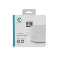 Rookmelder Nedis Smartlife Wifi 10 jaar sensor wit