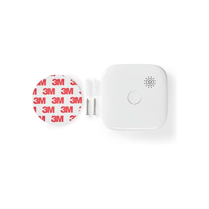 Rookmelder Nedis Smartlife Wifi 10 jaar sensor wit