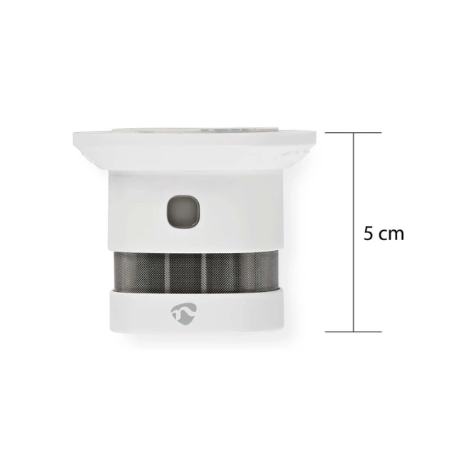 Rookmelder Nedis Smartlife Zigbee 3.0 Wifi 10 jaar sensor wit