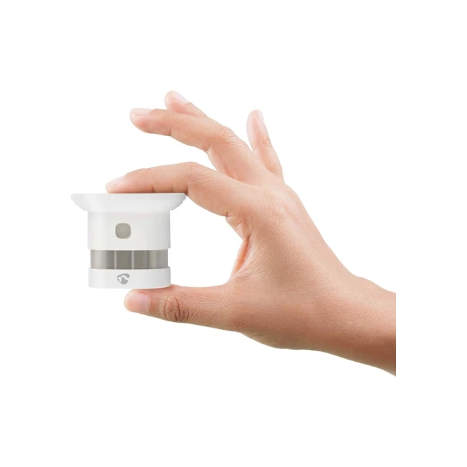 Rookmelder Nedis Smartlife Zigbee 3.0 Wifi 10 jaar sensor wit