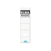 Rug-insteekkaart Elba Rado breed 44x159mm wit 10 stuks