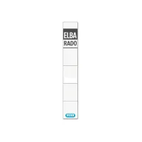 Rug-insteekkaart Elba Rado smal 24x159mm wit 10 stuks