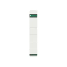 Rug-insteekkaart Leitz smal 32x191mm grijs 10 stuks
