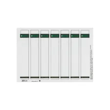 Rug-insteekkaart Leitz smal/kort 31x190mm wit 175 stuks