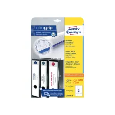 Rugetiket Avery breed/lang 61x297mm zelfklevend wit