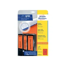 Rugetiket Avery Zweckform smal 38x192mm zelfklevend rood