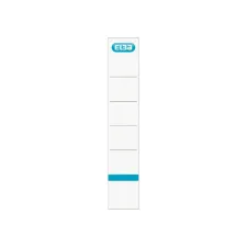 Rugetiket Elba smal 34x190mm zelfklevend wit/blauw 10 stuks
