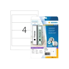 Rugetiket HERMA 5123 192x59mm zelfklevend wit 100 etiketten