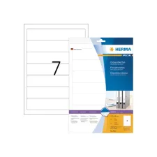 Rugetiket HERMA 8620 smal 38x192mm zelfklevend wit
