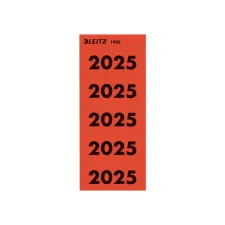 Rugetiket Leitz 2025 rood 100 stuks