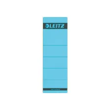 Rugetiket Leitz breed/kort 62x192mm zelfklevend blauw 10 stuks