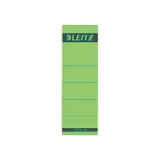 Rugetiket Leitz breed/kort 62x192mm zelfklevend groen 10 stuks