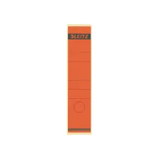 Rugetiket Leitz breed/lang 62x285mm zelfklevend rood 10 stuks