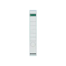 Rugetiket Leitz smal/lang 39x285mm zelfklevend wit 10 stuks