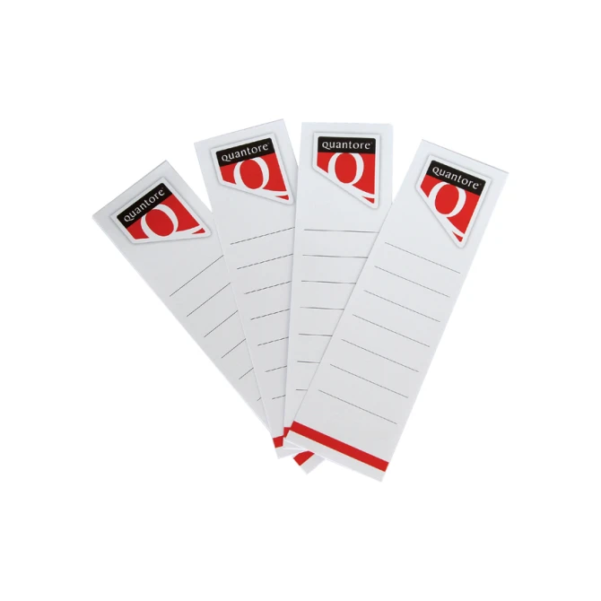 Rugetiket Quantore breed 58x190mm zelfklevend wit 10 stuks
