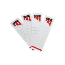 Rugetiket Quantore breed 60x290mm zelfklevend wit 10 stuks