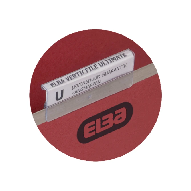Ruiters Elba tbv vertifile hangmappen 65mm transparant 25 stuks