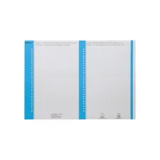 Ruiterstrook Elba Nr 8 138x6mm lateraal blauw 10 vel