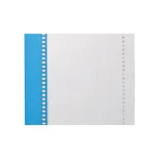 Ruiterstrook Elba Nr 9 157x7mm lateraal blauw 10 stuks