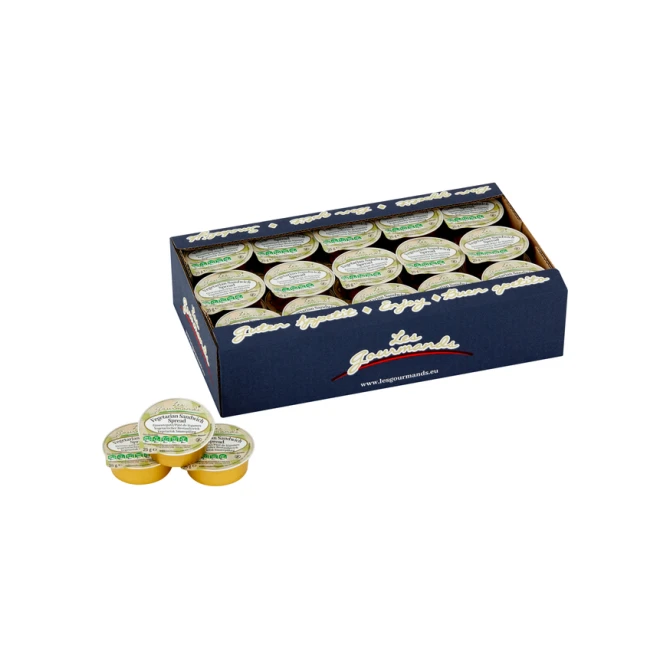 Sandwich spread Les Gourmands vega 45x25 gram cupjes