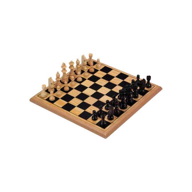 Schaakspel Longfield Games hout 30x30cm