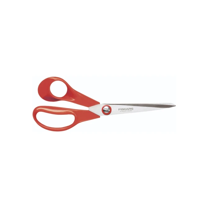 Schaar Fiskars Classic universeel 21cm links rood