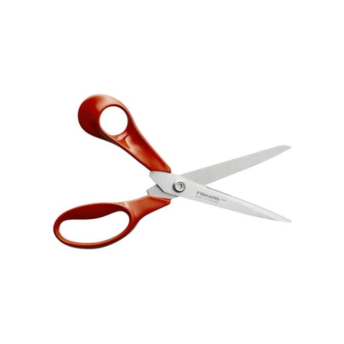 Schaar Fiskars Classic universeel 21cm links rood
