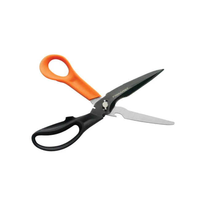 Schaar Fiskars Cuts+More Titanium multifunctioneel zwart